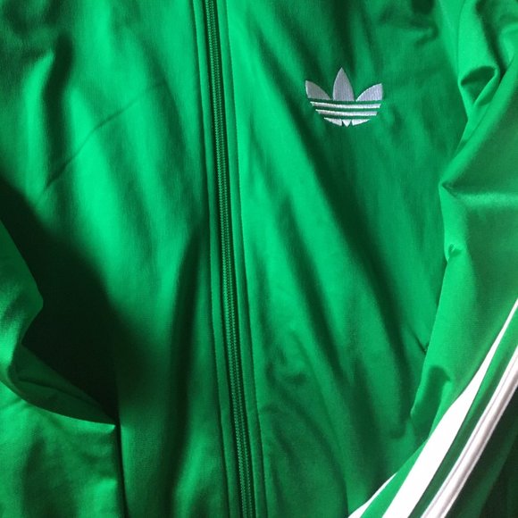 NWT Adidas Firebird Emerald Green Track Jacket Size S - Picture 3 of 7